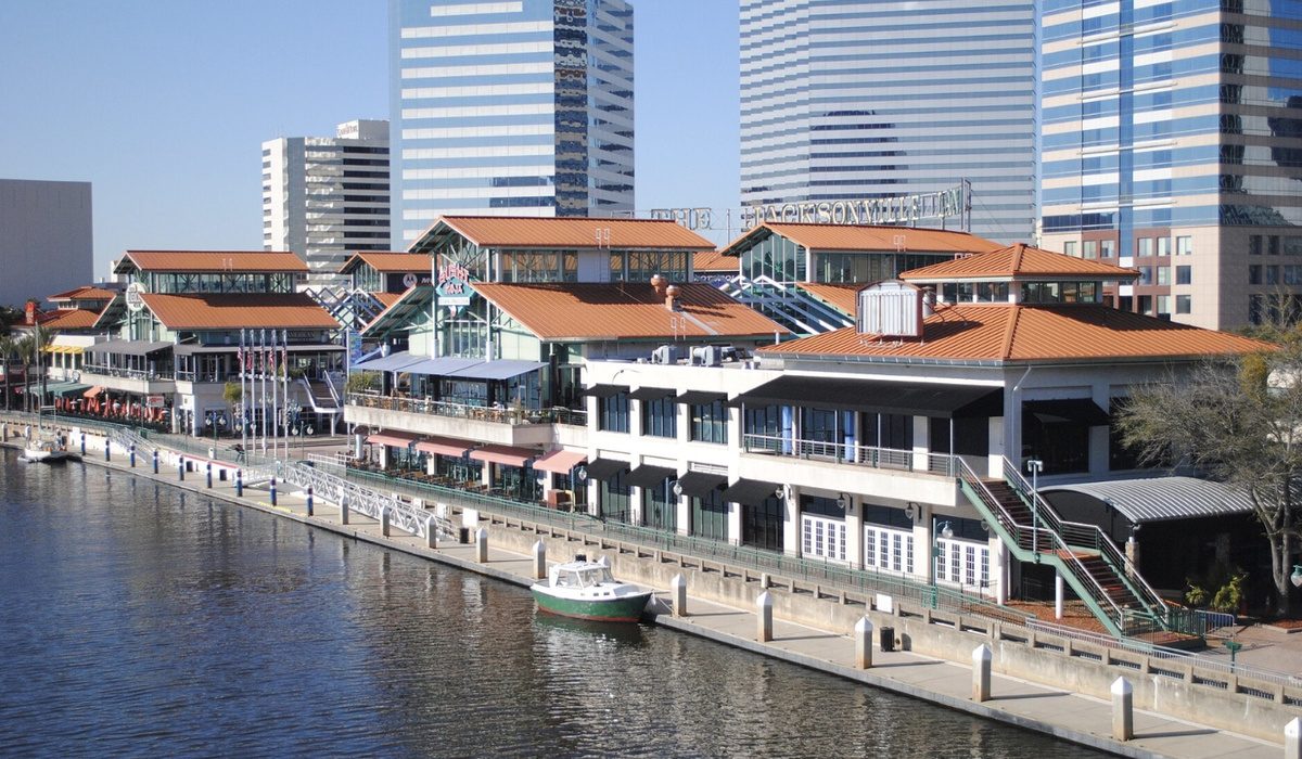 The Jacksonville Landing, once a popular shopping, dining and entertainment destination along the St. Johns River, was a downtown landmark for more than 30 years before its demolition in 2019.